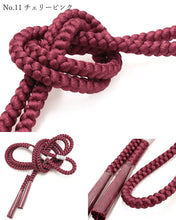 画像をギャラリービューアに読み込む, 帯締め 丸組 正絹 単品 暖色系 選べる 12色 緑 白 黄 赤 ピンク カジュアル 通年 丸締め 和装小物 女性 レディース DM便発送可能 送料無料対象外 セール対象外 KZ wgふち