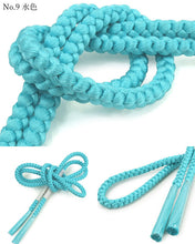 画像をギャラリービューアに読み込む, 帯締め 丸組 正絹 単品 寒色系 選べる 11色 黒 白 青 紺 紫 カジュアル 通年 丸締め 和装小物 女性 レディース DM便発送可能 送料無料対象外 セール対象外 KZ wgふち