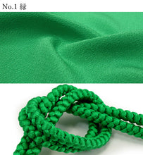 画像をギャラリービューアに読み込む, 帯揚げ帯締めセット 丸組 正絹 ちりめん 暖色系 選べる 12色 緑 白 黄 赤 ピンク カジュアル 通年 丸締め 和装小物 女性 レディース 送料無料対象外 セール対象外 KZ wgわい