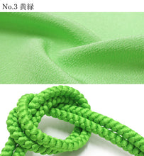 画像をギャラリービューアに読み込む, 帯揚げ帯締めセット 丸組 正絹 ちりめん 暖色系 選べる 12色 緑 白 黄 赤 ピンク カジュアル 通年 丸締め 和装小物 女性 レディース 送料無料対象外 セール対象外 KZ wgわい