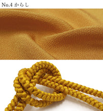 画像をギャラリービューアに読み込む, 帯揚げ帯締めセット 丸組 正絹 ちりめん 暖色系 選べる 12色 緑 白 黄 赤 ピンク カジュアル 通年 丸締め 和装小物 女性 レディース 送料無料対象外 セール対象外 KZ wgわい