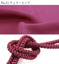 画像をギャラリービューアに読み込む, 帯揚げ帯締めセット 丸組 正絹 ちりめん 暖色系 選べる 12色 緑 白 黄 赤 ピンク カジュアル 通年 丸締め 和装小物 女性 レディース 送料無料対象外 セール対象外 KZ wgわい