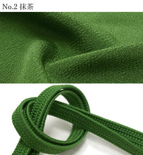 画像をギャラリービューアに読み込む, 帯揚げ帯締めセット 平組 正絹 ちりめん 暖色系 選べる 12色 緑 白 黄 赤 ピンク カジュアル 通年 丸締め 和装小物 女性 レディース 送料無料対象外 セール対象外 KZ wgわい