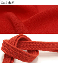 画像をギャラリービューアに読み込む, 帯揚げ帯締めセット 平組 正絹 ちりめん 暖色系 選べる 12色 緑 白 黄 赤 ピンク カジュアル 通年 丸締め 和装小物 女性 レディース 送料無料対象外 セール対象外 KZ wgわい