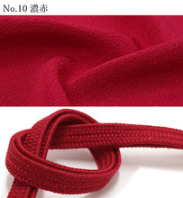 画像をギャラリービューアに読み込む, 帯揚げ帯締めセット 平組 正絹 ちりめん 暖色系 選べる 12色 緑 白 黄 赤 ピンク カジュアル 通年 丸締め 和装小物 女性 レディース 送料無料対象外 セール対象外 KZ wgわい