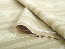 画像をギャラリービューアに読み込む, 着物 洗える着物 反物 レディース セミオーダー 仕立て付 XS S M L XL サイズ 袷 単衣 からし 薄ベージュ 縞 ストライプ 更紗 唐草 森英恵 ハナエモリ HANAEMORI 呉服 和装 和服 女性 小紋 送料無料 きも