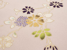 画像をギャラリービューアに読み込む, 着物 反物 正絹 丹後ちりめん フルオーダー 仕立て付き ピンクベージュ 桜 小紋 着物 和装 和服 単品 女性 レディース 送料無料 hbチト