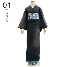 画像をギャラリービューアに読み込む, 着物 レディース デニム フリーサイズ ダメージ ブラック ブルー ステッチ 洗える カジュアル 着物デビュー 女性 和服 和装 デニムきもの KZ tkおら