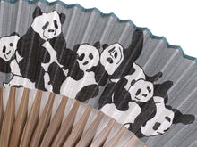 画像をギャラリービューアに読み込む, 扇子 扇袋セット レディース グレー パンダ 箱入り エコ ギフト プレゼント 春 夏 母の日 婦人 女性 女 京扇子 せんす 6534S y2おい KZ 母の日 ギフト 送料無料対象外 セール対象外