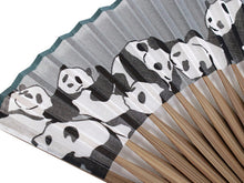 画像をギャラリービューアに読み込む, 扇子 扇袋セット レディース グレー パンダ 箱入り エコ ギフト プレゼント 春 夏 母の日 婦人 女性 女 京扇子 せんす 6534S y2おい KZ 母の日 ギフト 送料無料対象外 セール対象外