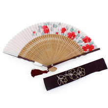 画像をギャラリービューアに読み込む, 扇子 扇袋セット レディース 赤 椿 桐箱入り エコ ギフト プレゼント 春 夏 母の日 婦人 女性 女 京扇子 せんす 1251S y2うく KZ 母の日 ギフト セール対象外