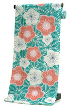 画像をギャラリービューアに読み込む, 浴衣 反物 仕立て付き 緑 梅 麻の葉 山本彩 女性 レディース フルオーダー 綿 和装 和服 日本製 送料無料 tkフラ