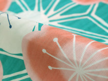 画像をギャラリービューアに読み込む, 浴衣 反物 仕立て付き 緑 梅 麻の葉 山本彩 女性 レディース フルオーダー 綿 和装 和服 日本製 送料無料 tkフラ