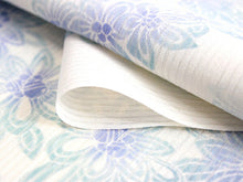 画像をギャラリービューアに読み込む, 着物 洗える着物 反物 レディース セミオーダー 仕立て付 XS S M L XL サイズ 袷 単衣 白 ブルー 菊 みすゞうた 呉服 和装 和服 女性 小紋 送料無料 きもの 羽織 コート セール対象外 KZ ktふく