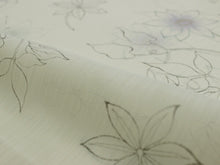画像をギャラリービューアに読み込む, 着物 洗える着物 反物 レディース セミオーダー 仕立て付 XS S M L XL サイズ 単衣 白 鉄線 クレマチス 花 森英恵 ハナエモリ HANAEMORI 美しいキモノ 雑誌掲載 呉服 和装 和服 女性 小紋 送料無料 きもの 羽織 コート セール対象外 KZ ktこら