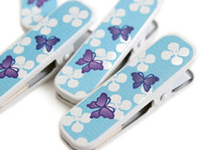 画像をギャラリービューアに読み込む, 着物クリップ 小 4個セット 水色 蝶々 クリップ 和装 着物 浴衣 衿止め えりどめ きものクリップ ハンディクリップ 帯結び 仮止め 和装小物 小物 着付小物 着付け 礼装 カジュアル 通年 大人 レディース 女性 日本製