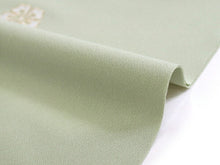 画像をギャラリービューアに読み込む, 着物 反物 洗える着物 刺繍 レディース セミオーダー 仕立て付 XS S M L XL サイズ グリーン 雪の結晶 花 袷 単衣 和装 和服 女性 小紋 洗える着物反物 着物 きもの 羽織 コート 送料無料 KZ ktふく