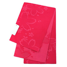 画像をギャラリービューアに読み込む, 浴衣 帯 濃ピンク 細ストライプ 浴衣帯 レディース 女性用 仕立上り 洗える帯 半幅帯 ゆかた帯 簡単 あす楽