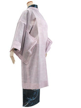 画像をギャラリービューアに読み込む, 洗える 羽織 紗 仕立て上がり フリーサイズ ピンクパープル 松葉 小花 ロング丈 長羽織 春 夏 秋 和装 和服 女性 レディース 冷房対策 あす楽 送料無料 ktコト