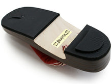 画像をギャラリービューアに読み込む, 下駄 レディース 浴衣 ゲタ L LL サイズ 桐 台 白 紫 赤 ストライプ 縞 鼻緒 右近 大きいサイズ XL 痛くない 歩きやすい かかと低め レトロ モダン 和服 和装 着物 女性用 日本製 tbウチ