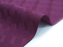 画像をギャラリービューアに読み込む, 正絹 小紋 反物 丹後ちりめん フルオーダー 仕立て付き 着物 和装 和服 赤紫 幾何学 単品 女性 レディース 送料無料 hbオラ
