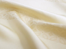 画像をギャラリービューアに読み込む, 正絹 小紋 反物 フルオーダー 仕立て付き 着物 和装 和服 クリーム 横段 七宝 単品 女性 レディース 送料無料 hbオラ