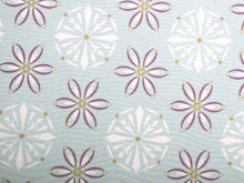 画像をギャラリービューアに読み込む, 正絹 小紋 反物 フルオーダー 仕立て付き 着物 和装 和服 丹後ちりめん 京友禅 ブルー グリーン 花 幾何学 友禅染 着尺 単品 女性 レディース 送料無料 pnオチ