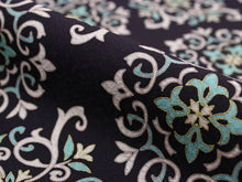 画像をギャラリービューアに読み込む, 正絹 小紋 反物 フルオーダー 仕立て付き 着物 和装 和服 丹後ちりめん 紫 ダマスク柄 着尺 単品 女性 レディース 送料無料 pnオト