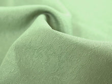 画像をギャラリービューアに読み込む, 洗える 色無地 着物 反物 レディース セミオーダー 仕立て付 紋意匠 XS S M L XL サイズ 袷 単衣 無地 グリーン 唐草 地紋 TEIJIN レトロ 結婚式 卒業式 卒園式 和装 和服 女性 小紋 送料無料 きもの 羽織 コート KZ ktふに