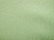 画像をギャラリービューアに読み込む, 洗える 色無地 着物 反物 レディース セミオーダー 仕立て付 紋意匠 XS S M L XL サイズ 袷 単衣 無地 グリーン 唐草 地紋 TEIJIN レトロ 結婚式 卒業式 卒園式 和装 和服 女性 小紋 送料無料 きもの 羽織 コート KZ ktふに