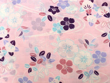 画像をギャラリービューアに読み込む, 洗える着物 セット L サイズ 夏 夏物 絽 4点セット ピンク 流水 雲 花 桜 桔梗 撫子 萩 橘 きもの 白 グリーン 献上 帯 紫 帯あげ 帯〆 小紋 名古屋帯 大人 レディース 女性 きもの 和装 和服 送料無料 あす楽 フイ