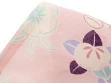 画像をギャラリービューアに読み込む, 洗える着物 セット L サイズ 夏 夏物 絽 4点セット ピンク 流水 雲 花 桜 桔梗 撫子 萩 橘 きもの 白 グリーン 献上 帯 紫 帯あげ 帯〆 小紋 名古屋帯 大人 レディース 女性 きもの 和装 和服 送料無料 あす楽 フイ