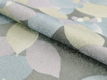 画像をギャラリービューアに読み込む, 正絹 小紋 反物 フルオーダー 仕立て付き 湯のし付き 着物 和装 和服 グレー リーフ 着尺 単品 袷 単衣 女性 レディース 送料無料 hbチト