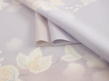 画像をギャラリービューアに読み込む, 正絹 小紋 反物 丹後ちりめん フルオーダー 仕立て付き 湯のし付き 着物 和装 和服 紫 ぼかし 葡萄 蔦 着尺 単品 袷 単衣 女性 レディース 送料無料 hbチオ