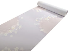 画像をギャラリービューアに読み込む, 正絹 小紋 反物 丹後ちりめん フルオーダー 仕立て付き 湯のし付き 着物 和装 和服 紫 ぼかし 葡萄 蔦 着尺 単品 袷 単衣 女性 レディース 送料無料 hbチオ