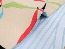 画像をギャラリービューアに読み込む, 着物 洗える着物 セット 袷 M サイズ 半幅帯 2点セット 朱色 紅葉 柄 着物 クリーム カラフル 格子 帯 半巾 小袋 花柄 小紋 和装 和服 女性用 レディース 女性 きもの 着物セット 送料無料 あす楽 ニク