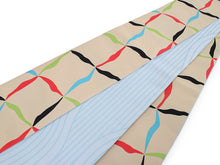 画像をギャラリービューアに読み込む, 着物 洗える着物 セット 袷 M サイズ 半幅帯 2点セット 朱色 紅葉 柄 着物 クリーム カラフル 格子 帯 半巾 小袋 花柄 小紋 和装 和服 女性用 レディース 女性 きもの 着物セット 送料無料 あす楽 ニク