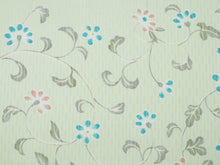 画像をギャラリービューアに読み込む, 洗える着物 東レ シルック 小紋 反物 単品 フルオーダー 仕立て付 袷 単衣 グリーン 花唐草 レディース 女性 和装 和服 きもの 送料無料 hiクイ