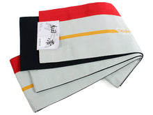 画像をギャラリービューアに読み込む, 洗える着物 コーディネートセット 袷 半幅帯 Lサイズ 2点セット 小紋 レディース 女性 茶色 枝梅 柄 着物 グレー 赤 黒 縞 リバーシブル 帯 半幅帯 プレタ 和装 和服 きものセット 送料無料 ニク