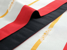 画像をギャラリービューアに読み込む, 洗える着物 コーディネートセット 袷 半幅帯 Lサイズ 2点セット 小紋 レディース 女性 茶色 枝梅 柄 着物 グレー 赤 黒 縞 リバーシブル 帯 半幅帯 プレタ 和装 和服 きものセット 送料無料 ニク