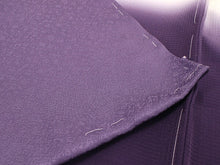 画像をギャラリービューアに読み込む, 正絹 着物 単品 仮絵羽 小紋 フルオーダー 仕立て無料 パープル 横段 ぼかし 染め グラデーション 洒落 女性 レディース 未仕立て 未使用 新品 送料無料 hb