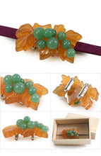 画像をギャラリービューアに読み込む, 帯留め 単品 葡萄 べっ甲調 パール調 白 グリーン 緑 おしゃれ パーツ 小紋 カジュアル 普段着用 三分紐を通すタイプ 粋 古典 和装小物 帯留 帯どめ 着物 和服 和装 箱入り 帯飾り KZ wgわお
