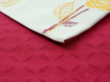 画像をギャラリービューアに読み込む, 洗える着物 袷 半幅帯 着物セット Mサイズ 個性派 映え コーディネート 2点 セット 小紋 レディース 女性 紫 牡丹 七宝 きもの 薄ベージュ 薔薇 アンティーク風 帯 カジュアル 和服 和装 半巾 細帯 浴衣帯 あす楽 新