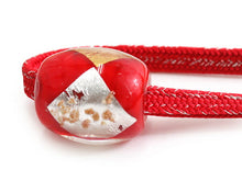 画像をギャラリービューアに読み込む, 帯 3点セット 黄色 菊 赤 縞 半幅帯 赤 帯飾り レディース 女性 半巾帯 細帯 浴衣帯 リバーシブル 大人 ポリエステル 着物 洒落 和装 和服 レトロ ニラ