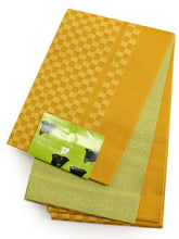 画像をギャラリービューアに読み込む, 帯 2点セット クリーム グリーン ぼかし 水玉 サークル ピンク 縞 半幅帯 からし 市松格子 縞 黄緑 半巾帯 レディース 女性 細帯 浴衣帯 リバーシブル 大人 ポリエステル 着物 洒落 和装 和服 レトロ オト