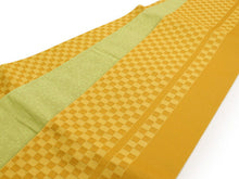 画像をギャラリービューアに読み込む, 帯 2点セット クリーム グリーン ぼかし 水玉 サークル ピンク 縞 半幅帯 からし 市松格子 縞 黄緑 半巾帯 レディース 女性 細帯 浴衣帯 リバーシブル 大人 ポリエステル 着物 洒落 和装 和服 レトロ オト