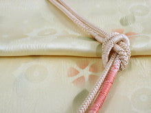 画像をギャラリービューアに読み込む, 帯 5点セット ピンク 縞 名古屋帯 黄 帯揚げ クリーム 帯締め シルバー 兎 麻 半幅帯 白 青 帯飾り レディース 女性 大人 ポリエステル 着物 洒落 和装 和服 レトロ フク