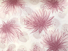 画像をギャラリービューアに読み込む, 洗える着物 セミオーダー付き 反物 単品 みすゞうた ピンク こだまでしょうか 大輪花 大人可愛い 柄 レディース 女性 小紋 和装 和服 XS S M L XL サイズ 広幅 クイーンサイズ 袷 単衣 羽織 コート 送料無料 kt