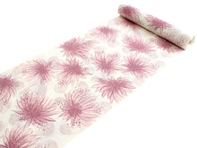 画像をギャラリービューアに読み込む, 洗える着物 セミオーダー付き 反物 単品 みすゞうた ピンク こだまでしょうか 大輪花 大人可愛い 柄 レディース 女性 小紋 和装 和服 XS S M L XL サイズ 広幅 クイーンサイズ 袷 単衣 羽織 コート 送料無料 kt