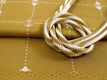 画像をギャラリービューアに読み込む, 帯揚げ 帯締め セット 正絹 濃からし地 市松更紗 普段のお出かけに 和装小物 着付け小物 着物 和服 和装 レディース おびあげ おびじめ 女性 送料無料 あす楽 wg